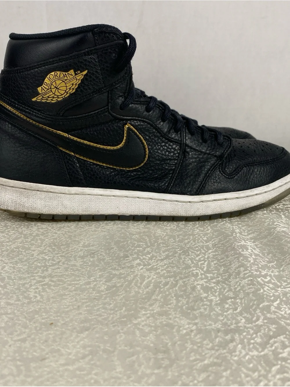 Air Jordan 1 Retro High OG 12.5 Black City Of Flight Sneakers